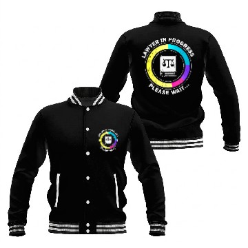 Discover Funny Lawyer in Progress Gift design Law School Apparel 1 Baseball Jackets