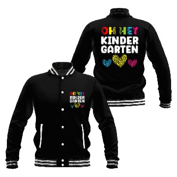 Discover Kindergarten Back to School Kinder Student Teacher Baseball Tees Baseball Jackets