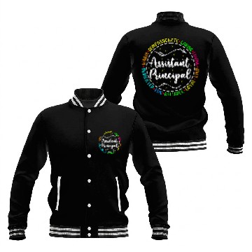 Discover Assistant Principal School Teacher Principal Appreciation Baseball Tees Baseball Jackets