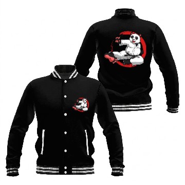 Discover Karate Panda Bear Lover Karateka Trainee Instructor Baseball Jackets