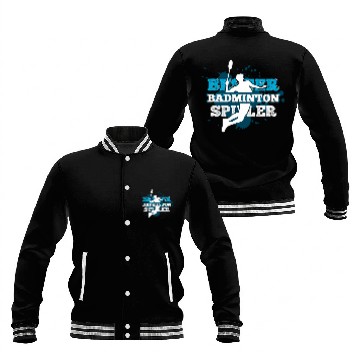 Discover Badminton Birdies Shuttlecock Training Baseball Jackets