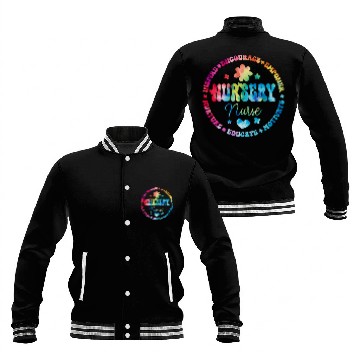 Discover Groovy nursesry nurses RN nurses Inspirational Life 2 Zip Baseball Jackets