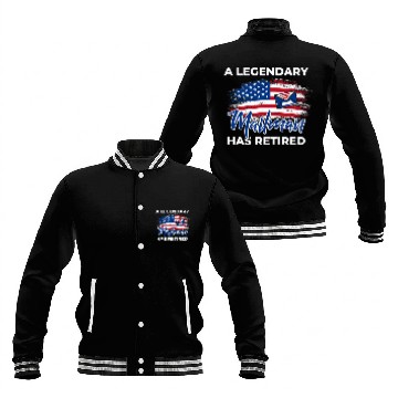 Discover A Legendary Mailman Has Retired Postal Worker Retirement Baseball Jackets