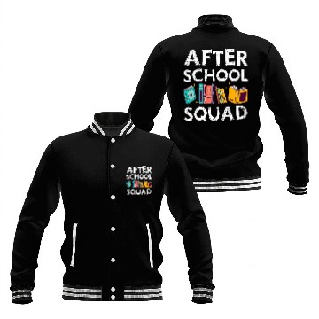 Discover After School Squad Cool Teacher School Worker Teaching Staff Baseball Jackets