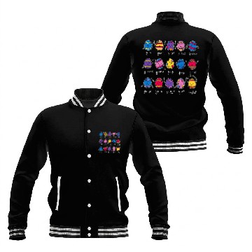 Discover Funny Operations Quiz Math Teacher Student Eggs Cute Easter Zip Baseball Jackets