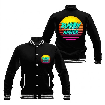 Discover 1980s Retro Rugby Master Zip Baseball Jackets