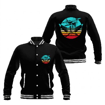 Discover Pilot model fly model flight model maker plane Baseball Jackets