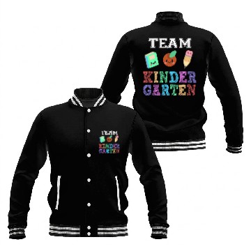 Discover Team Kindergarten First Day Back to School Student Teacher Baseball Jackets