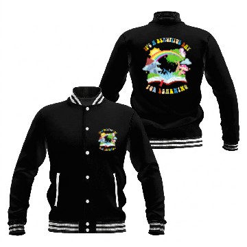 Discover Its a beautiful day for learning Rainbow Womens Book Lover Baseball Jackets