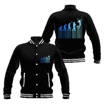 Discover badminton player evolution monkey Badminton Baseball Tees Baseball Jackets