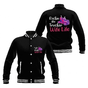 Discover Rocking The Trucker Wife Live Baseball Jackets
