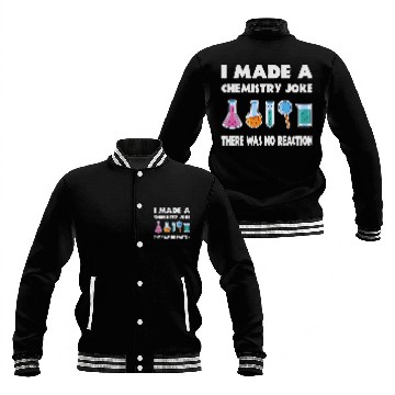 Discover Chemistry Joke Science Physics Experiment Teacher Student Baseball Jackets