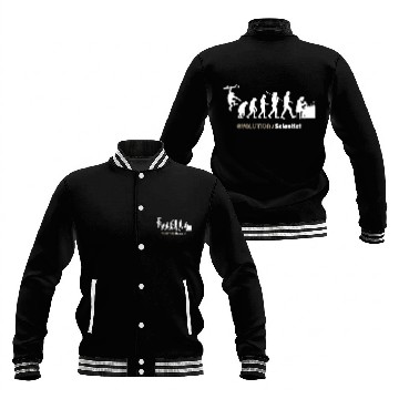 Discover Evolution of Scientist Baseball Tees Baseball Jackets