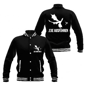 Discover EXE Run Sys Admin Programmer Computer Student Developer Baseball Tees Baseball Jackets