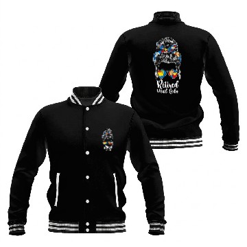 Discover Retired Mail Lady Retirement Retired Postal Worker Baseball Tees Baseball Jackets