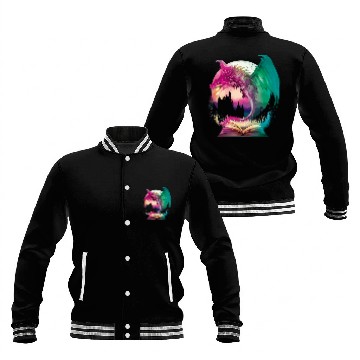 Discover fantasy Bookworm Book Dragon Reader Library Baseball Tees Baseball Jackets