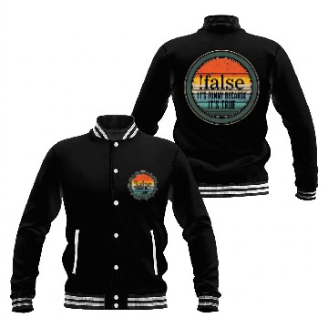 Discover Programmer False Because Its True Funny Coding Software Pro Baseball Jackets