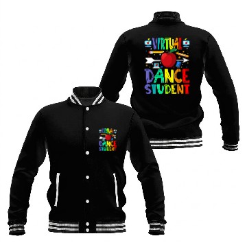 Discover Virtual Dance Student Back To School Baseball Tees Baseball Jackets