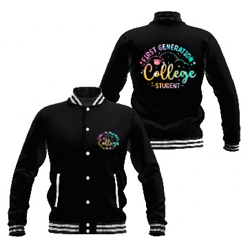 Discover First Generation College Student FirstGen College Graduate 1 Baseball Jackets
