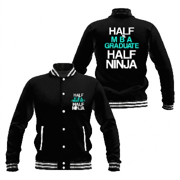 Discover MBA Student Business Degree Graduation 109 Baseball Jackets