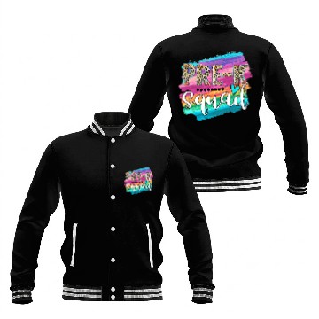Discover PreK Squad Leopard Print Back To School Teacher Student Baseball Tees Baseball Jackets