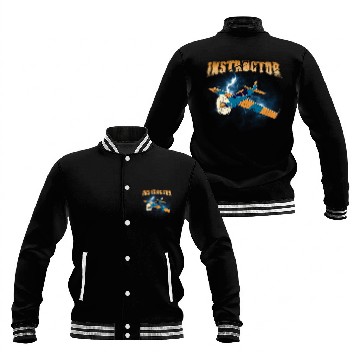 Discover Flight Instructor Pilot School Airplane Teacher Baseball Jackets
