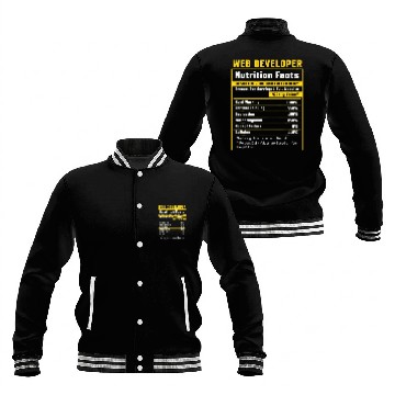 Discover Web Developer Website Development IT Programmer Baseball Tees Baseball Jackets