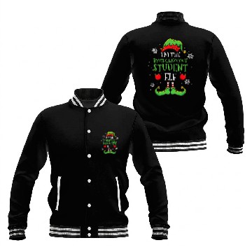 Discover Im The Biotechnology Student Elf Christmas Baseball Tees Baseball Jackets