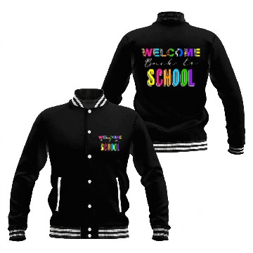 Discover Welcome Back To School Teacher First Day Learning Teaching Baseball Jackets