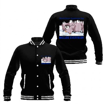 Discover World Down Syndromes Day Include Everybody Penguins Zip Baseball Jackets
