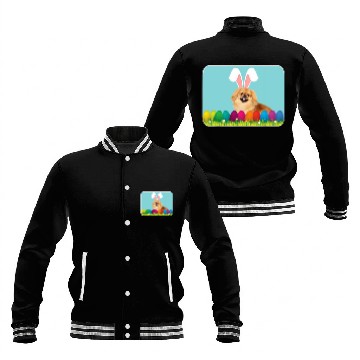 Discover Pekingese w Bunny Ears Baseball Tees Baseball Jackets