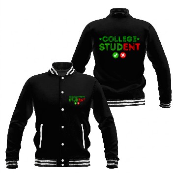 Discover Funny College Student Stud For Students College College Stud Baseball Tees Baseball Jackets