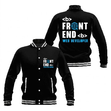 Discover Web Developer Programmer Code Website Development 8 Baseball Jackets