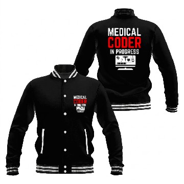 Discover medicals Coder medicals School Student Soon To Be Coder Crew Baseball Jackets