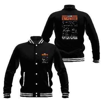 Discover Funny Graduation Mathematik Engineer Student Baseball Jackets