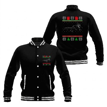Discover Small Flying Plane Ugly Christmas Light Sport Aircraft Pilot 2 Baseball Jackets