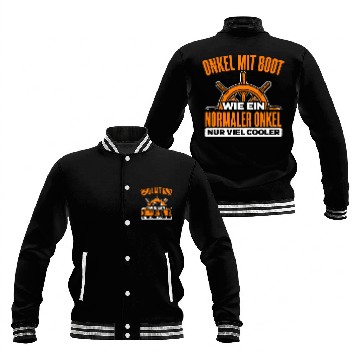 Discover Mens Uncle with Boat Much Cool Boat Sailor Captain Baseball Jackets