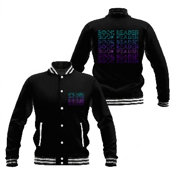 Discover Book Reader Reading Bookworm Retro Baseball Tees Baseball Jackets
