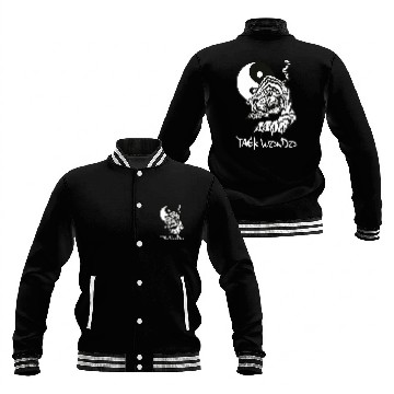 Discover Taekwondo yin yang tiger Baseball Jackets