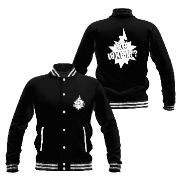Discover Or What Comic Book Bubble Speech Baseball Jackets Baseball Jackets