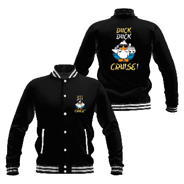 Discover Duck Cruise Boat 8 Zip Baseball Jackets