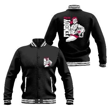Discover Attractive Femboy Anime Wines Cool Cute Present Baseball Jackets