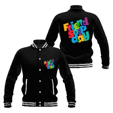 Discover colorful-friendship-day Baseball Jackets