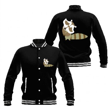 Discover raccoon Baseball Jackets