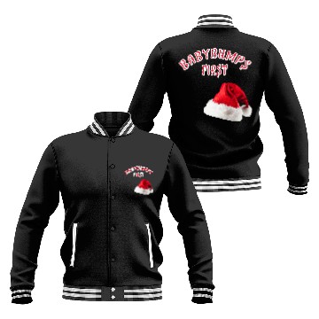 Discover Baby Bump My First Christmas Maternity Gift Idea Baseball Jackets