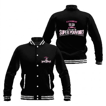 Discover Elsa super power gift Baseball Jackets