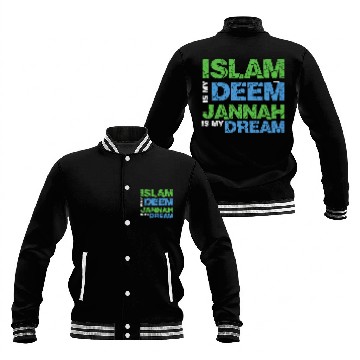 Discover Islam deem Jannah dream gift Baseball Jackets