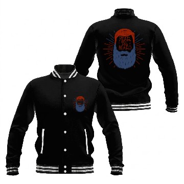Discover Fear The Beard Baseball Jackets