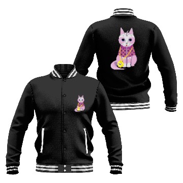 Discover Show Me Your Kitties Cat Love Cats Baseball Jackets