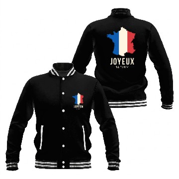 Discover Bastille Day Baseball Jackets